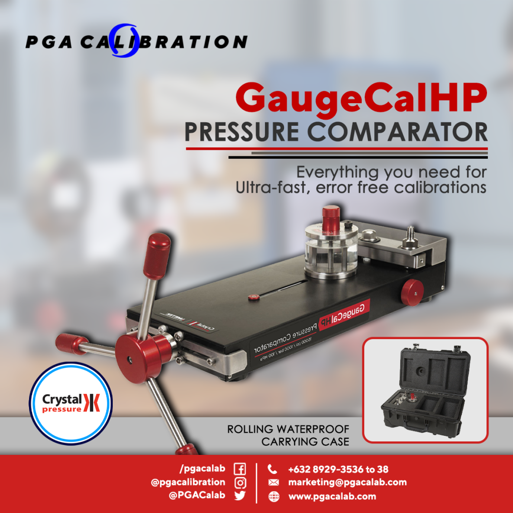 Crystal GaugeCalHP – Pressure Comparator