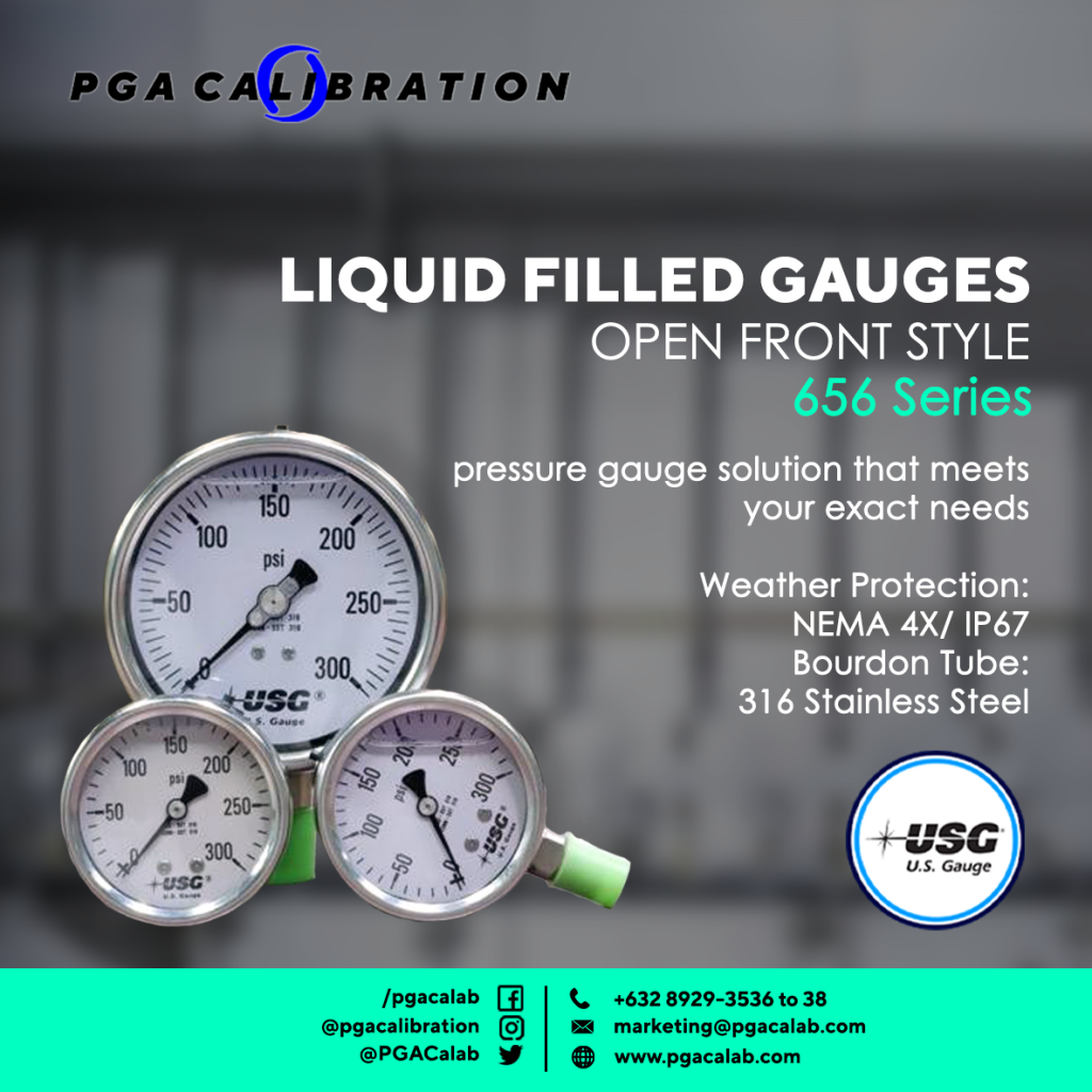 Liquid Filled Gauges – Open Front Style 656 Series